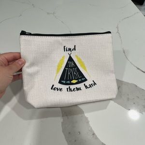 Find your tribe love them hard hand clutch